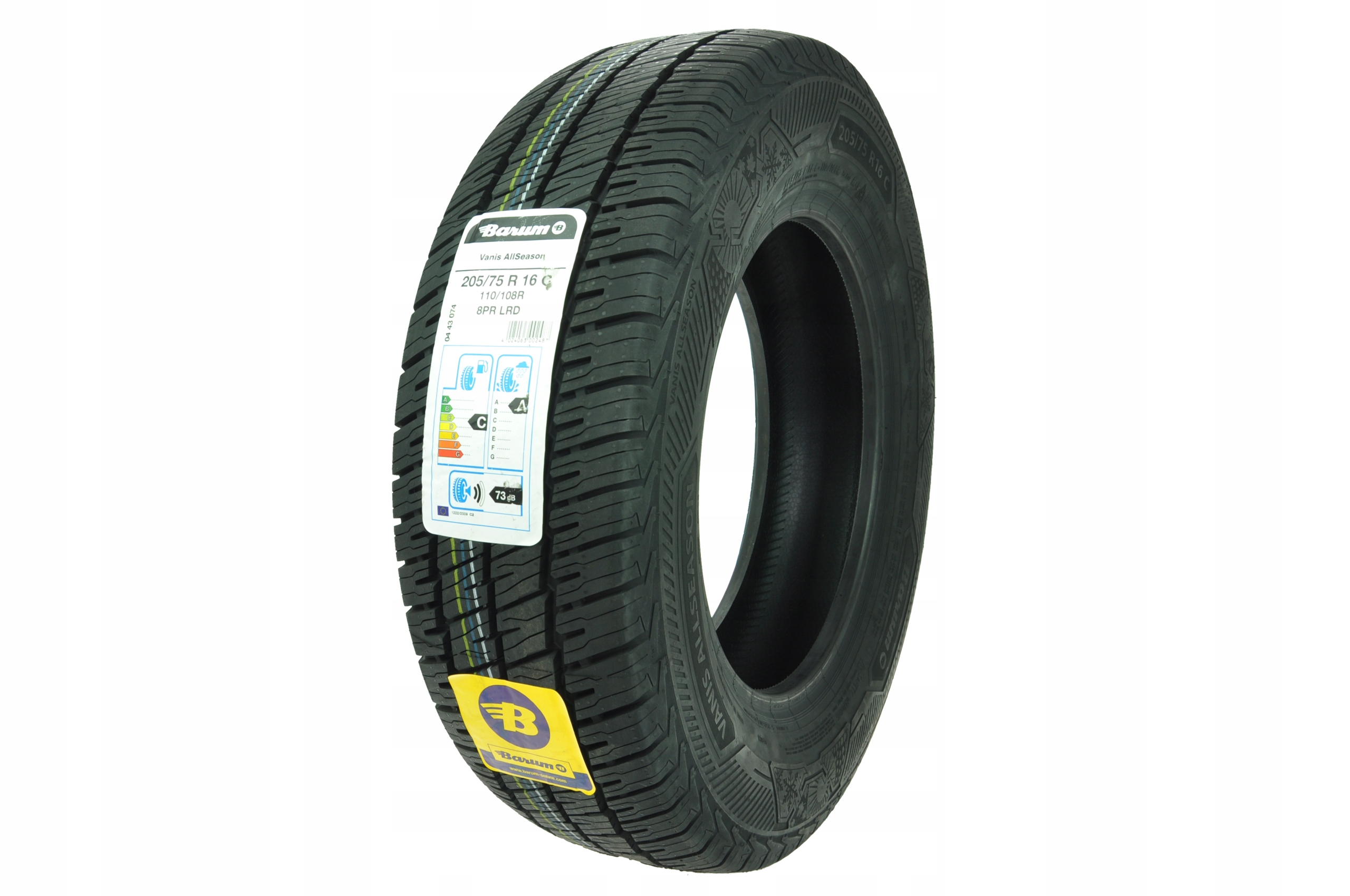 

1 x 205/75R16C 110/108R Barum Całoroczne
