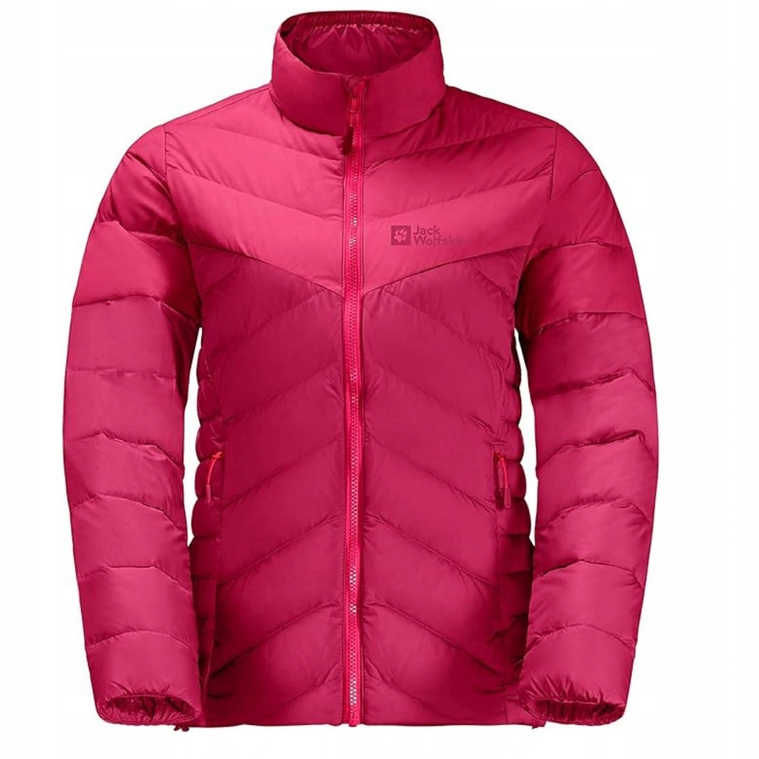 Dámská zimní prošívaná bunda Jack Wolfskin Péřová růžová vel. S