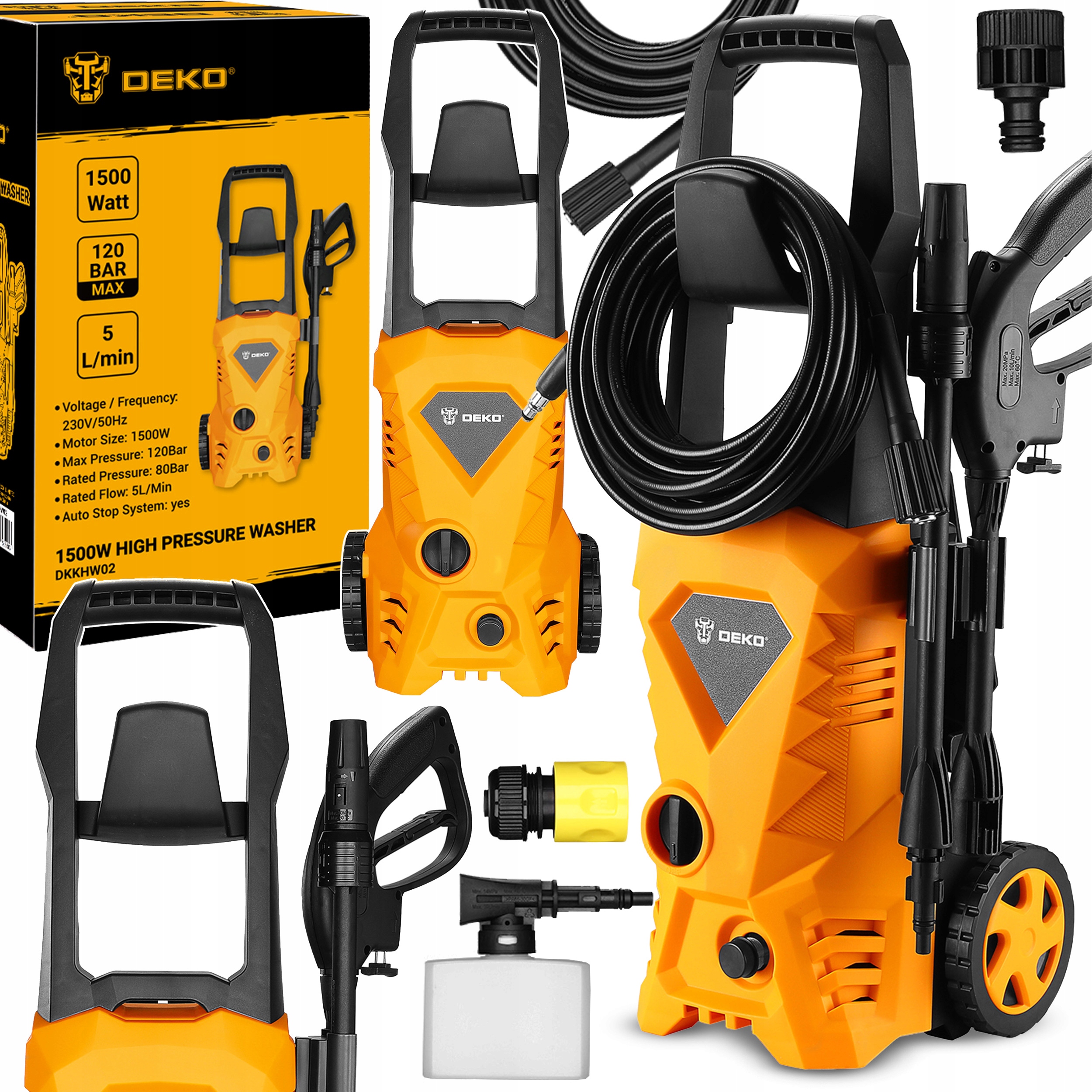 Tlakový Čistič Kostek Turbo Nový Model Výkonná Hliníková Pumpa Deko