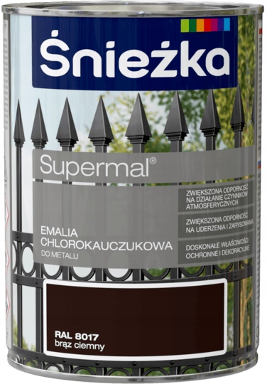 

Śnieżka Chlorokauczuk Ciemny Brąz Połysk 0,9L