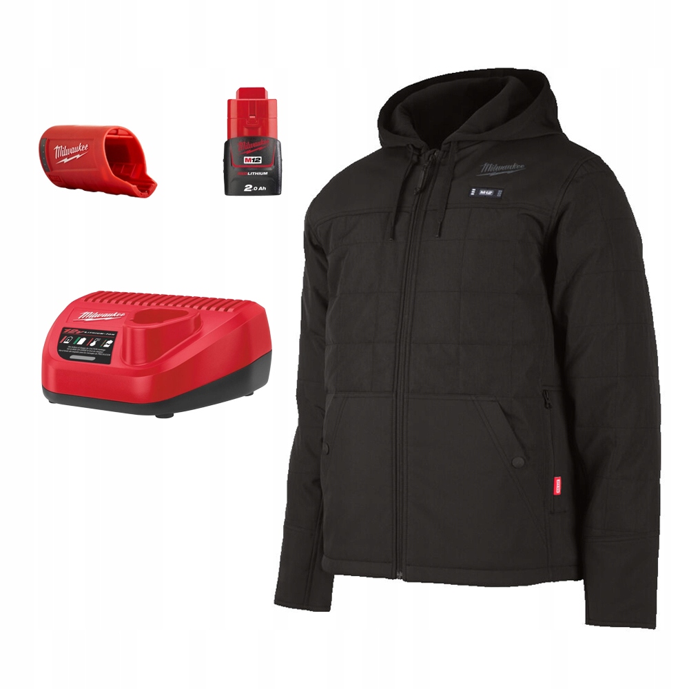 MILWAUKEE КУРТКА З ПІДІГРІВОМ З КАПЮШОНОМ SET HIT L