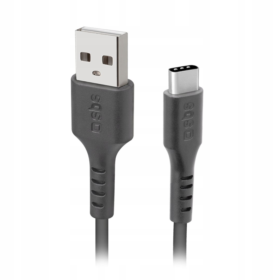 Kabel przewód Usb-a Usb-c 1m czarny