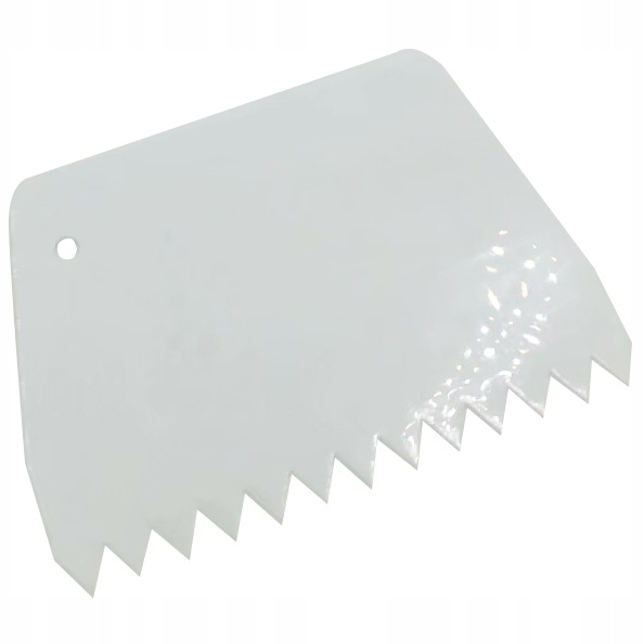 

Plastikowa Szpatułka Do Masy trapez ząbkowany