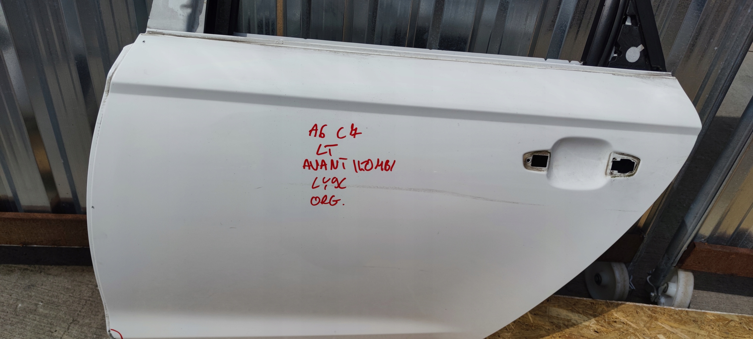Tür links heck AUDI A6 C7 LY9C AVANT / KOMBI *ORG