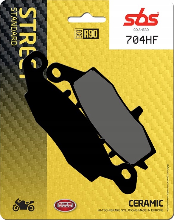 704HF - Колодки ветчины передние SBS Suzuki VZ 800 M 05-16