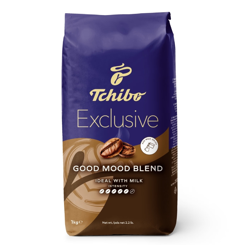 Káva zrnková Tchibo Exclusive Good Mood Blend 1 kg