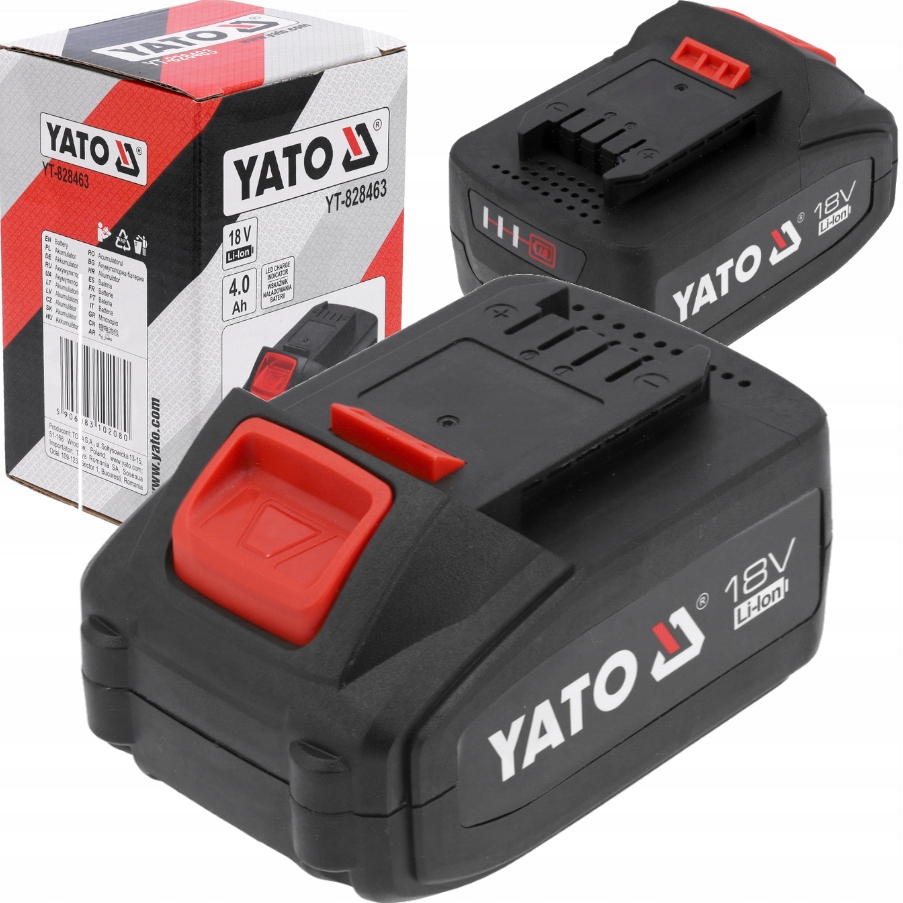 Фото - Акумулятор для інструменту Yato Akumulator Li-ion 4AH Bateria Do Elektronarzędzi System 18V 
