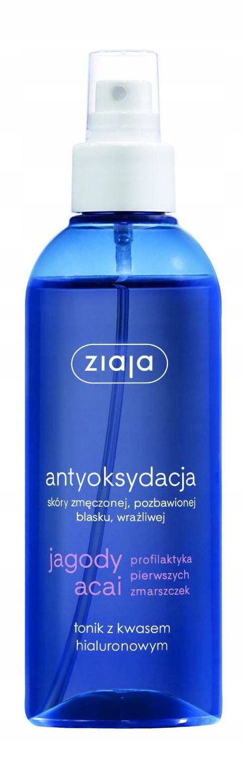 

Tonik z kwasem hialuronowym jagody acai Ziaja