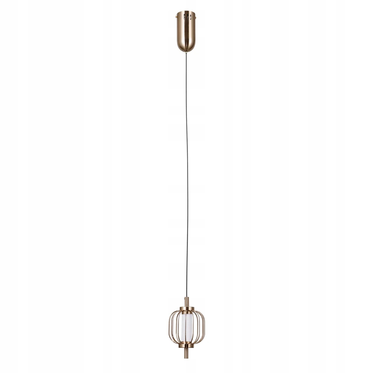 Italux Závěsná lampa Pedro Zlatá Led 4W Moderní Minimalistická