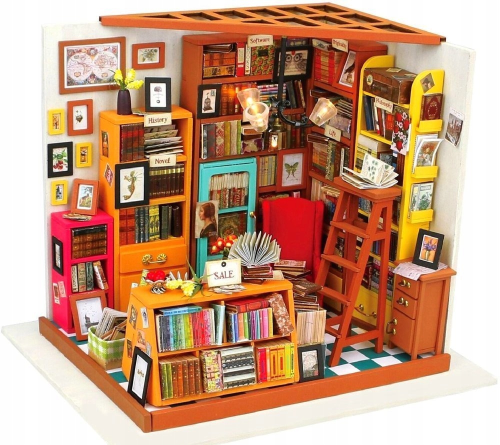 

Diy Miniaturowy Domek Biblioteka