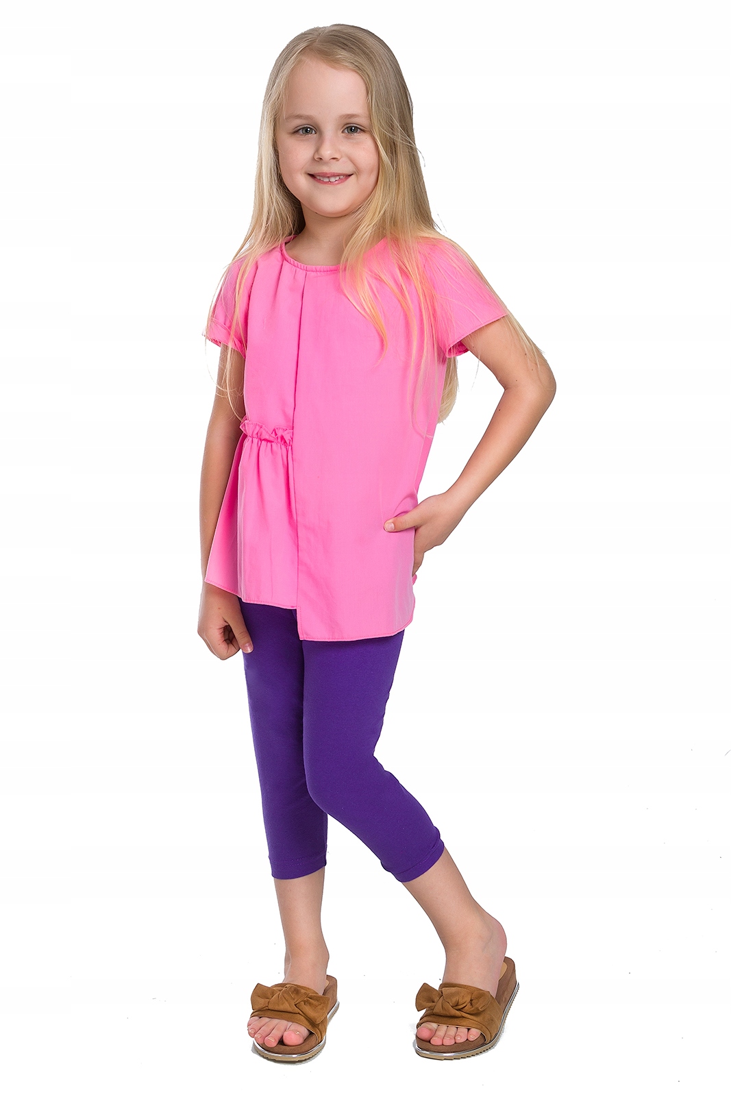 

Dziecięce Legginsy 3/4 Bawełniane Spodnie Lato