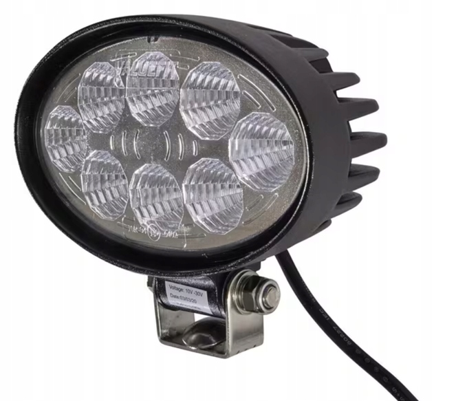 Oválná Pracovní Lampa LED8 24W 12/24V 1200lm