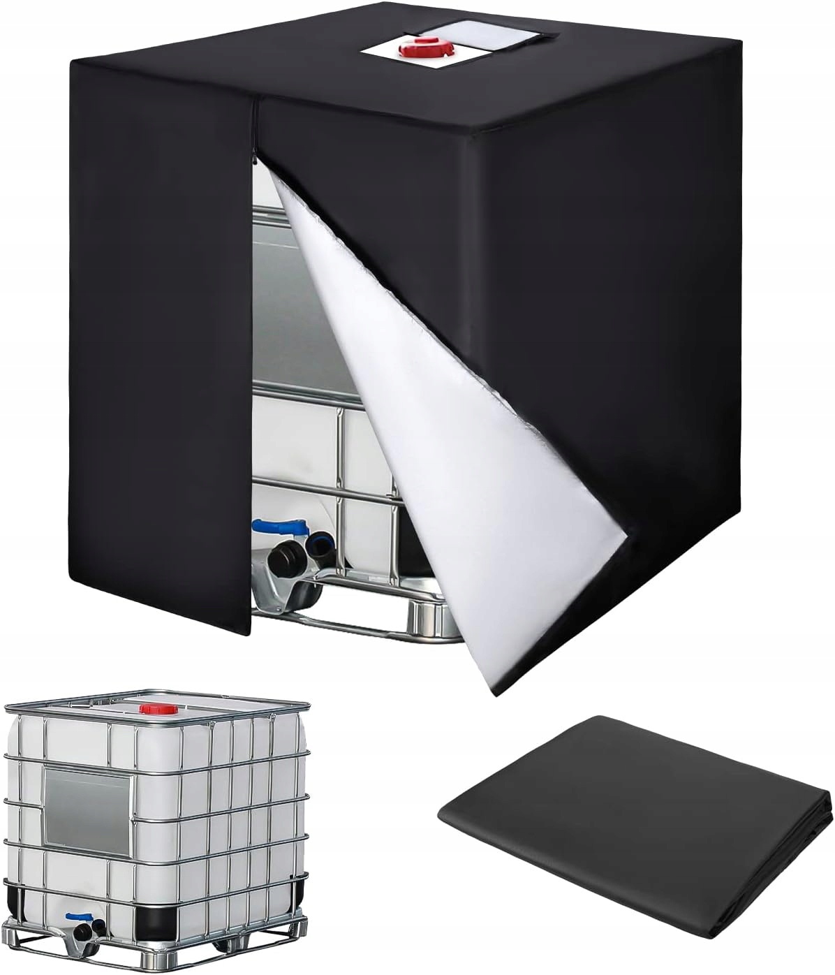 Kryt nádrže Ibc 1000L vodotěsný Oxford 420D anti-UV