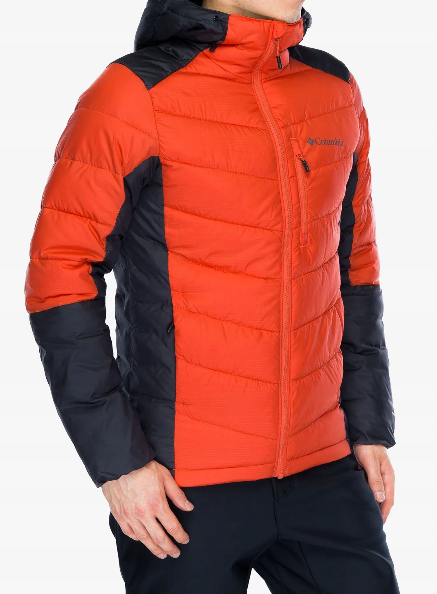 Zateplená bunda Columbia Labyrinth Loop II Hooded Jacket zing/shark M