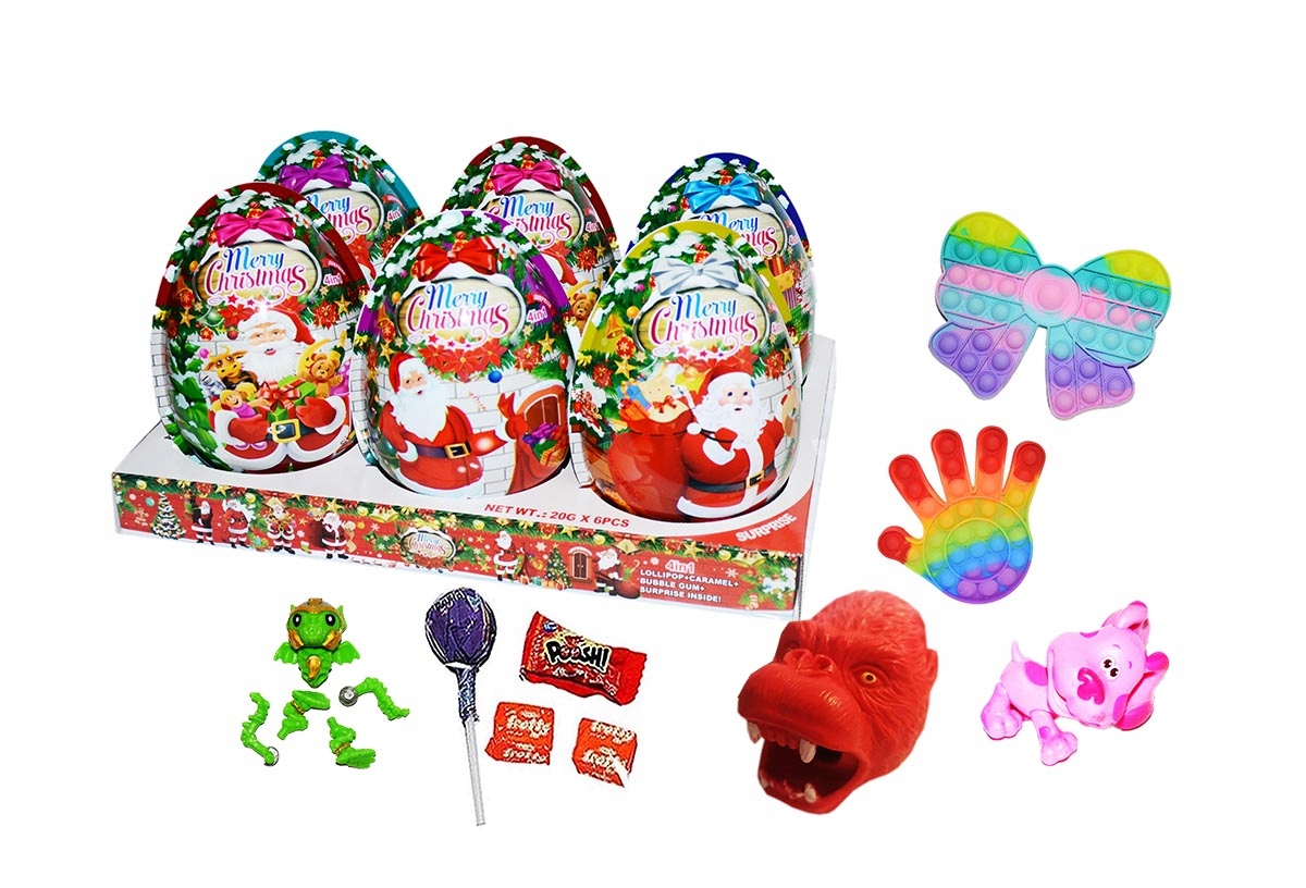 Veselé Velikonoce Plastová Vejce 6 Ks 17,5 cm