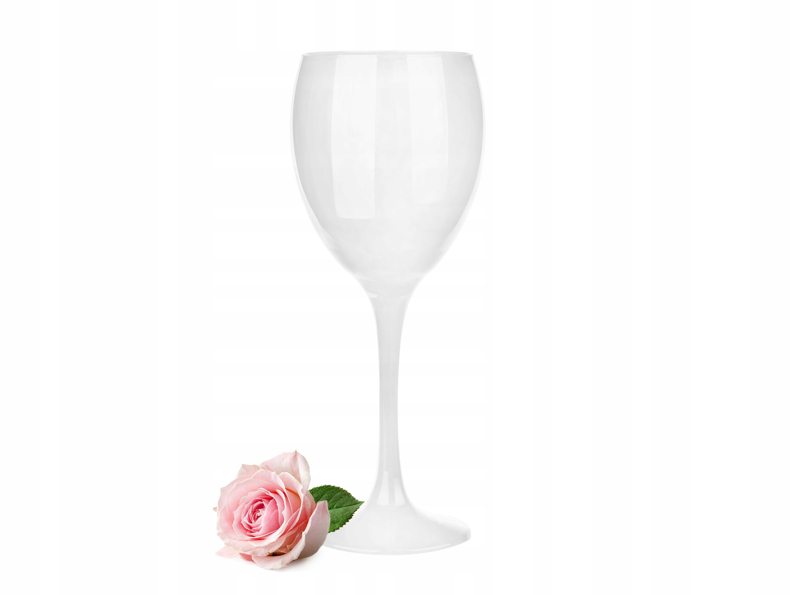 KIELISZEK 300ML MALOWANY BIAŁY, GLASMARK