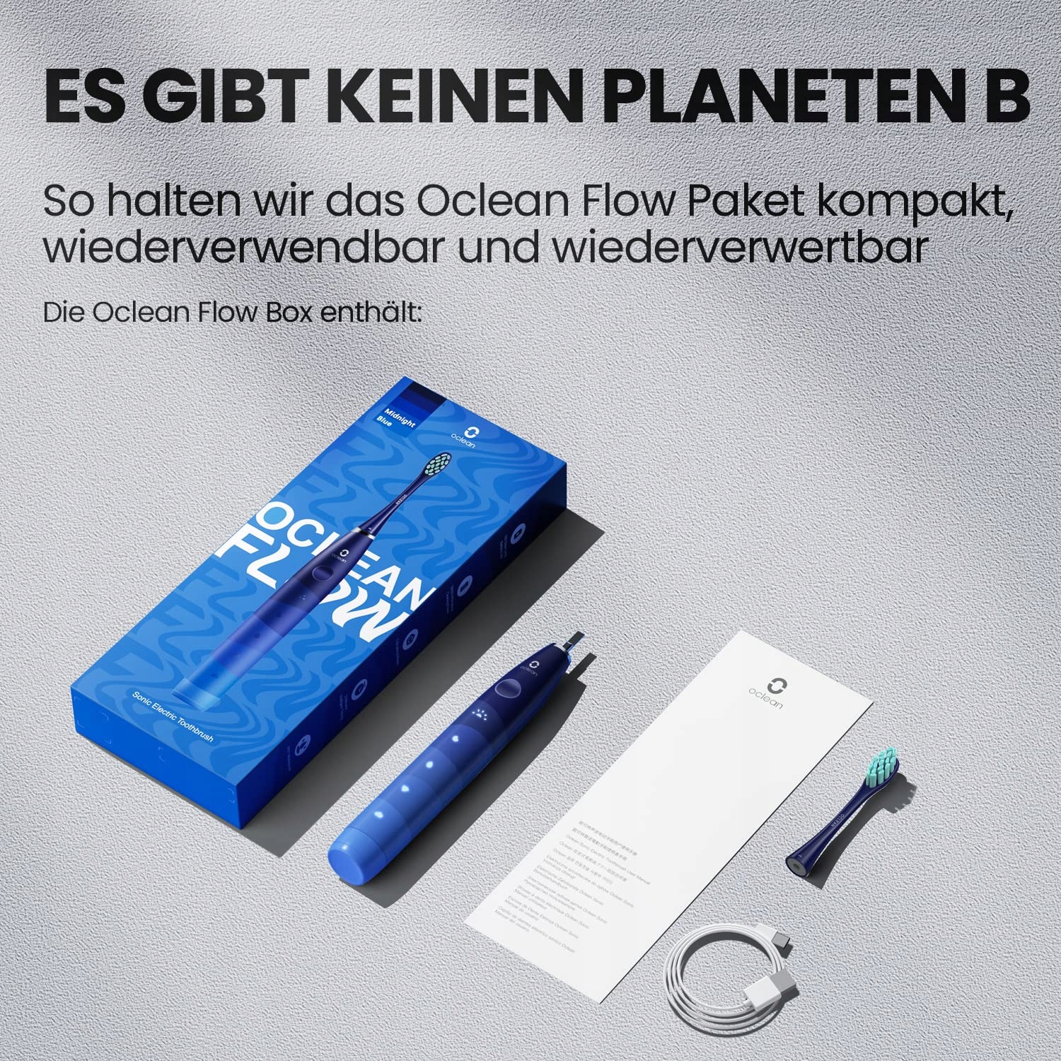 Oclean Flow elektryczna szczoteczka do zębów, soniczna FLOW BLUE — miniatura 8