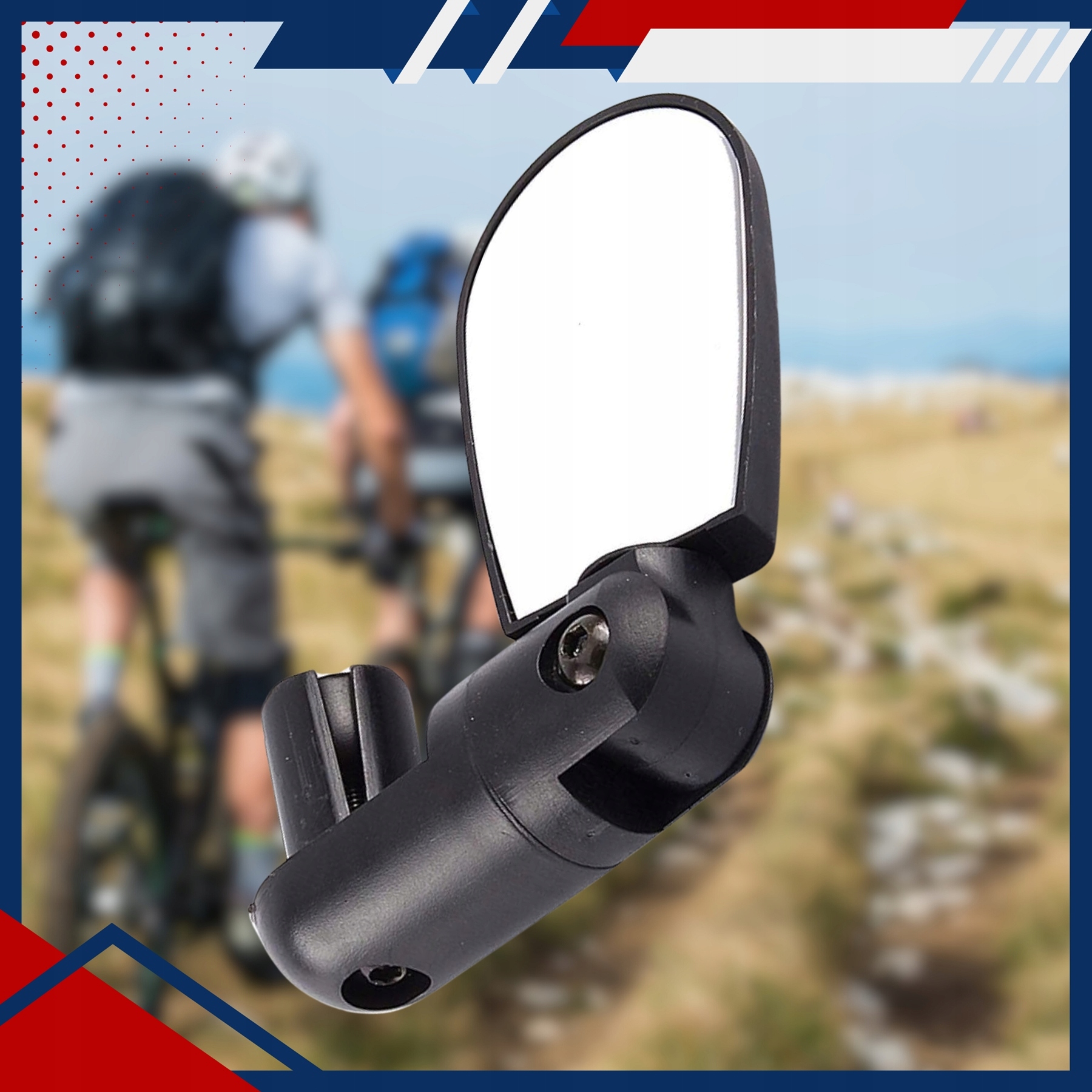 ВЕЛОСИПЕДНЕ ДЗЕРКАЛО ДЛЯ ВЕЛОСИПЕДА РУЧКА УНІВЕРСАЛЬНЕ ЛІВЕ ПРАВЕ ЗАДНЄ