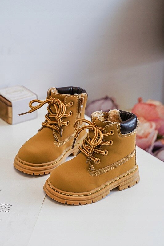 BOTKI TRAPERY DZIECIĘCE OCIEPLANE NA SUWAK CAMEL 26 Kod producenta 20305-2/3/4B KHAKI