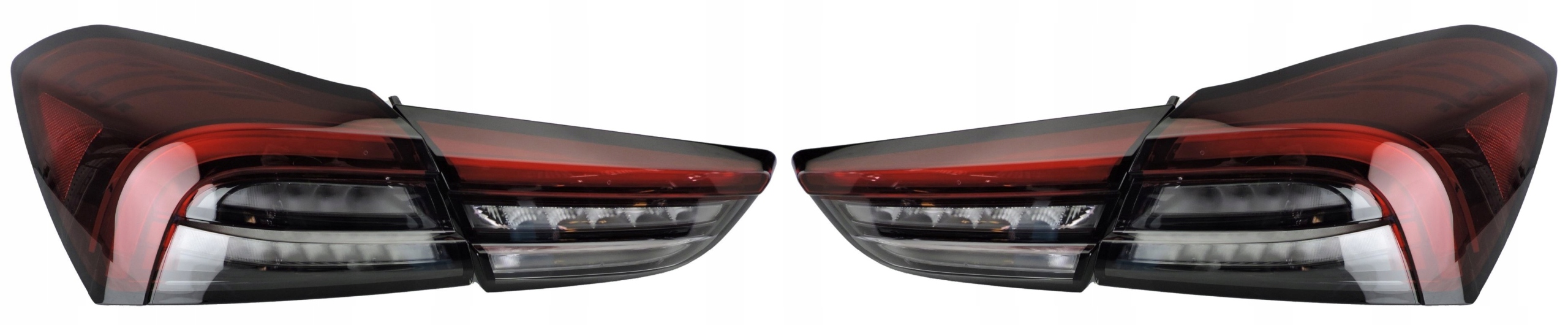 LAMPA LAMPY TYŁ KOMPLET MASERATI GHIBLI LIFT EUROPA DARK CIEMNE