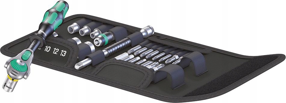 Sada bitov 1/4" s držiakom na hrkálku Kraftform Kompakt Zyklop Speed Wera