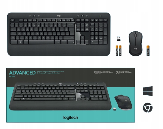 

Bezprzewodowa klawiatura mysz Logitech MK540