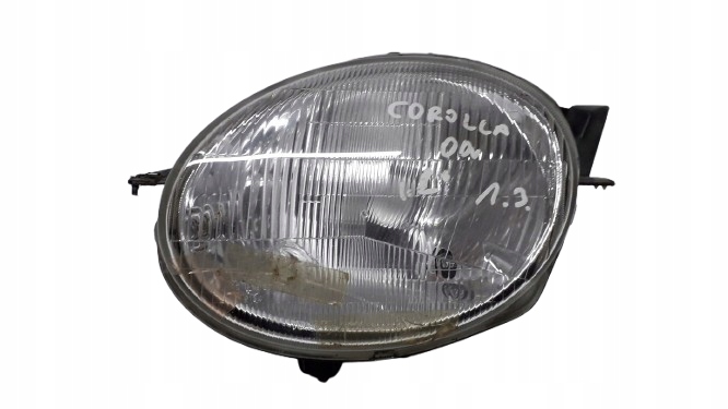 TOYOTA COROLLA E11 97- LAMPA LEWA USZKODZONE SZKŁO - OCZKO - PUSZKA CAŁA