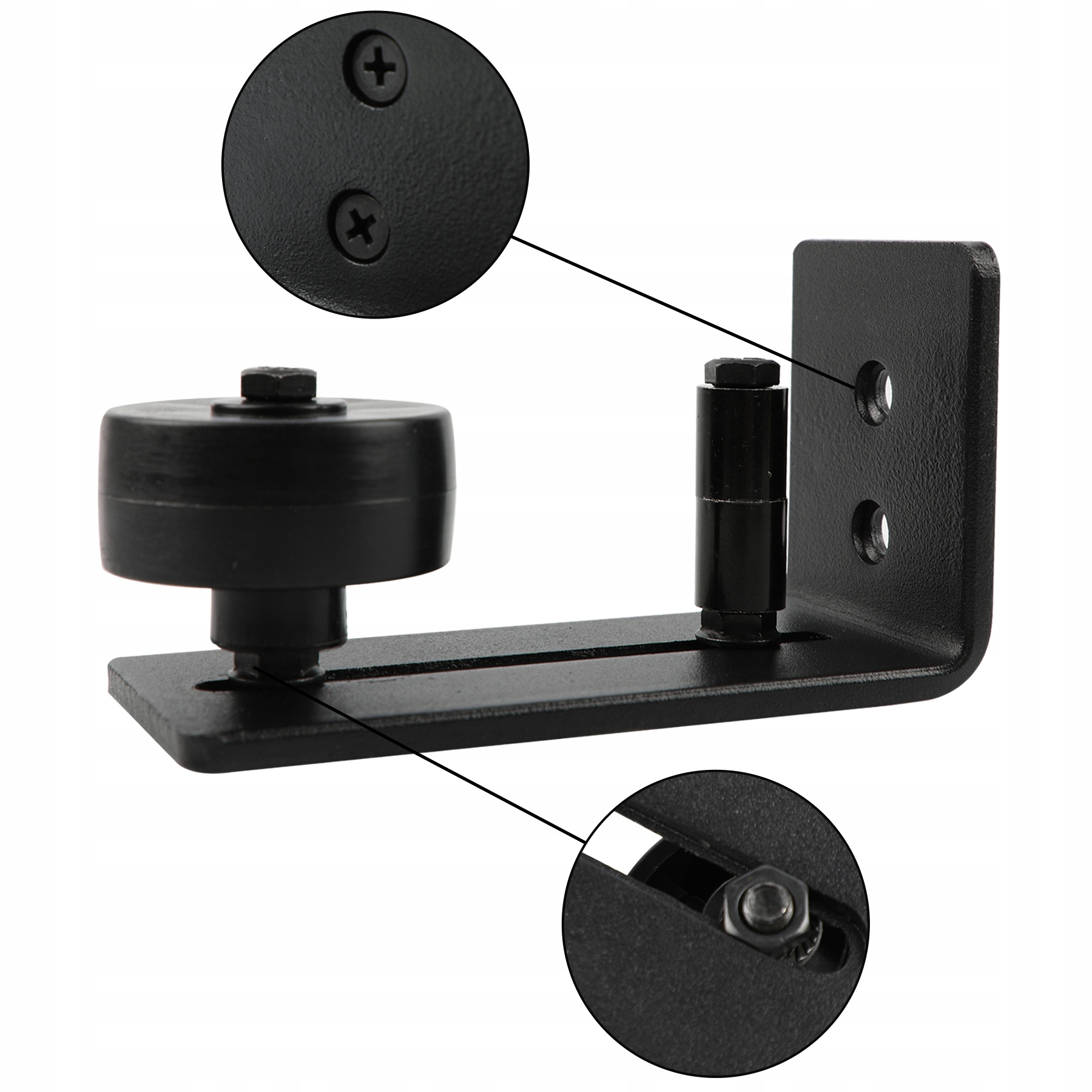 2× PROWADNICA PROWADZENIE Prowadnik DOLNY DO DRZWI PRZESUWNYCH ROLKA BARN Długość prowadnicy 0.12 m