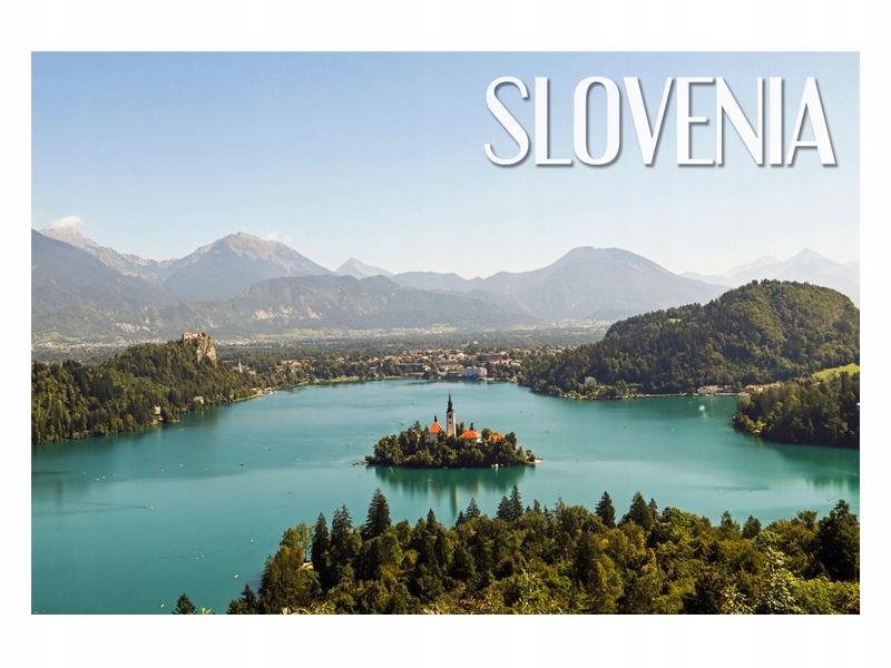 

Słowenia Jezioro Bled Magnes na lodówkę