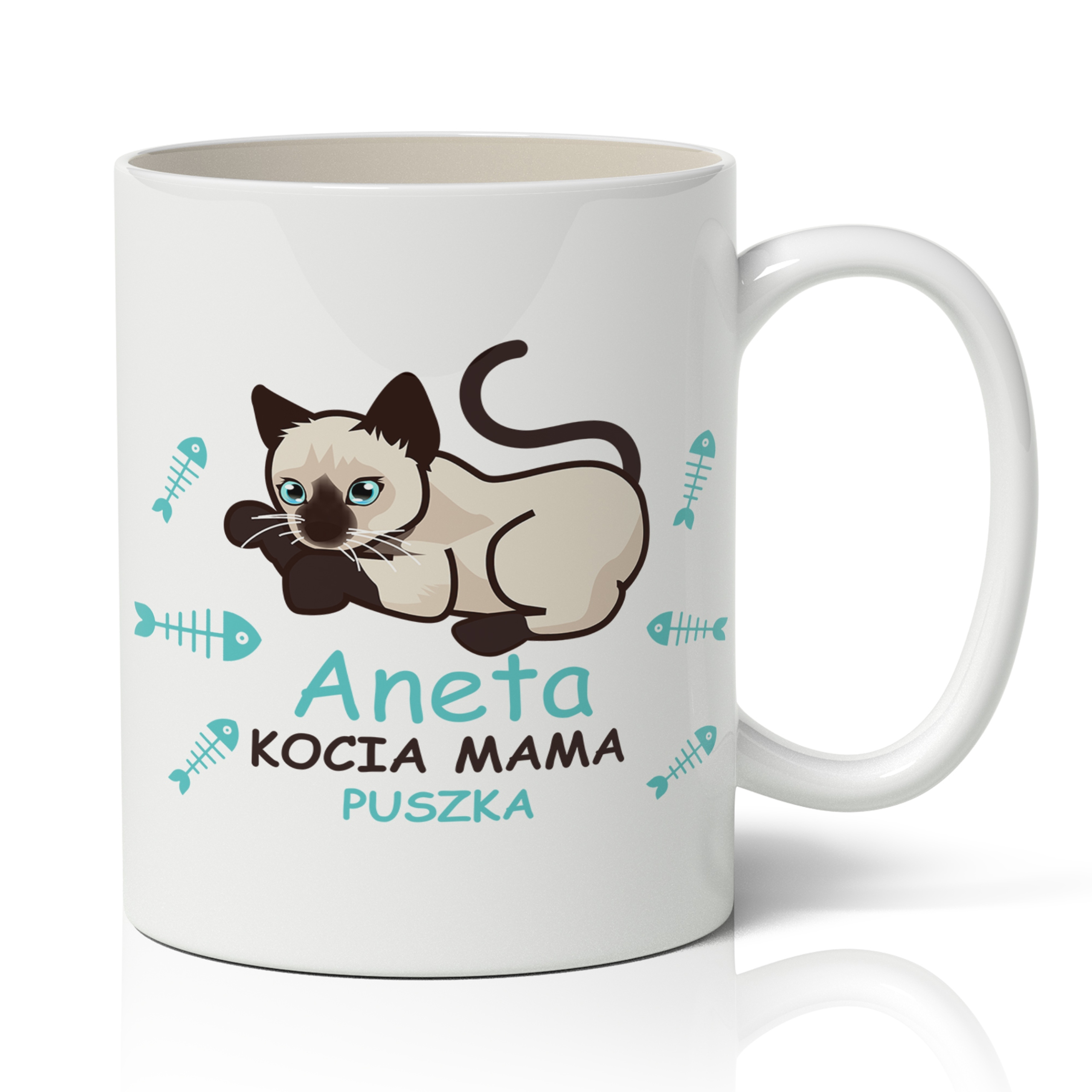 

Kubek Dla Kociej Mamy 01 +twoje Imię +imie Kota