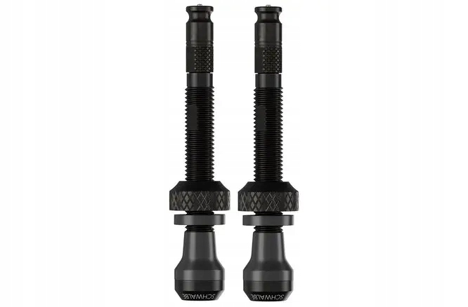 Zawory Schwalbe Clik Valve Tubeless 80mm 2 szt. czarne