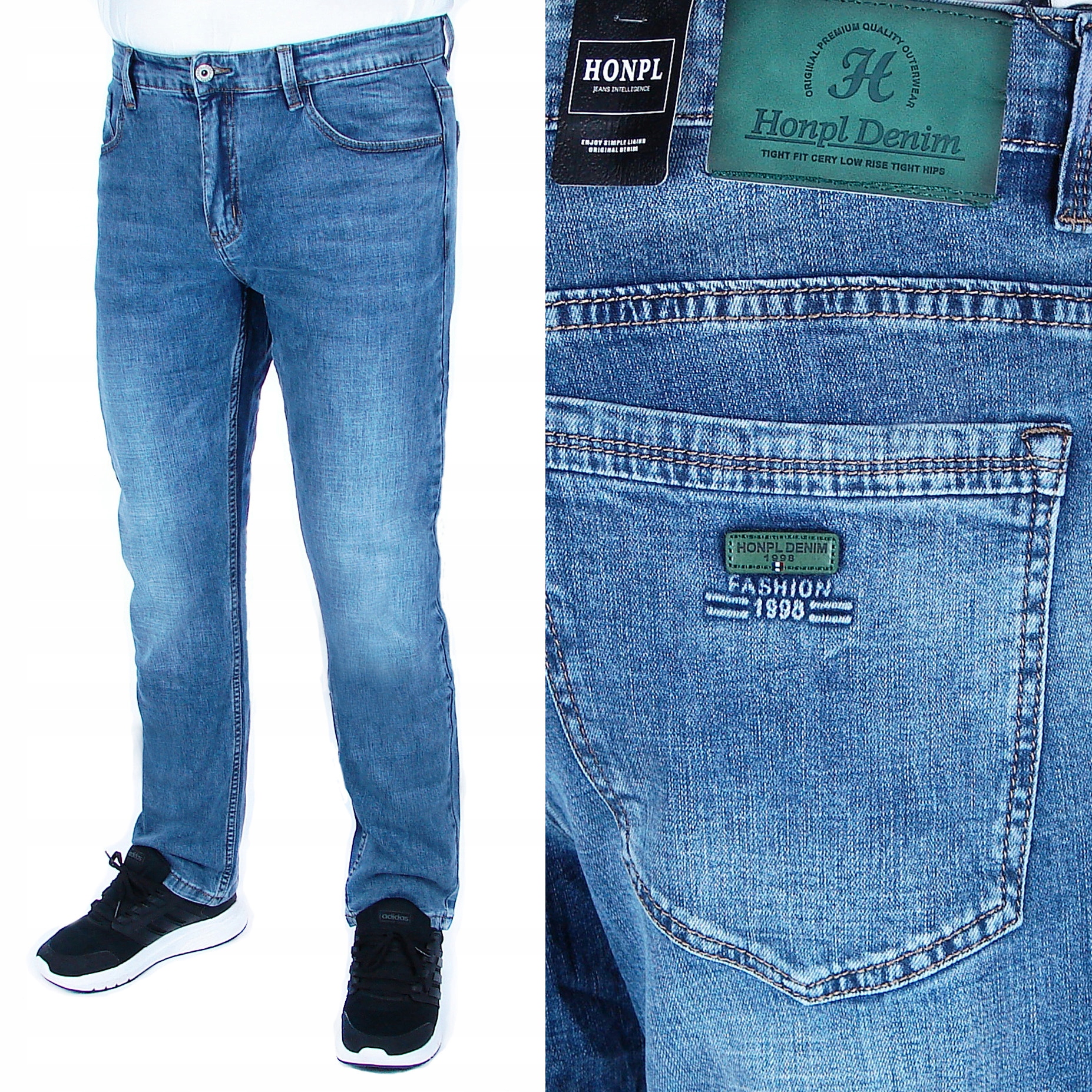 

Spodnie Męskie Jeansowe W 36 L 32 W96-98 cm