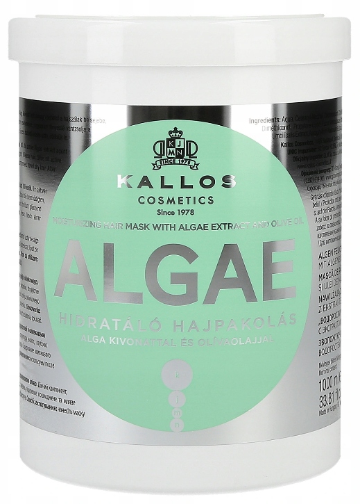 KALLOS Maska do Włosów 1000ml ALGAE