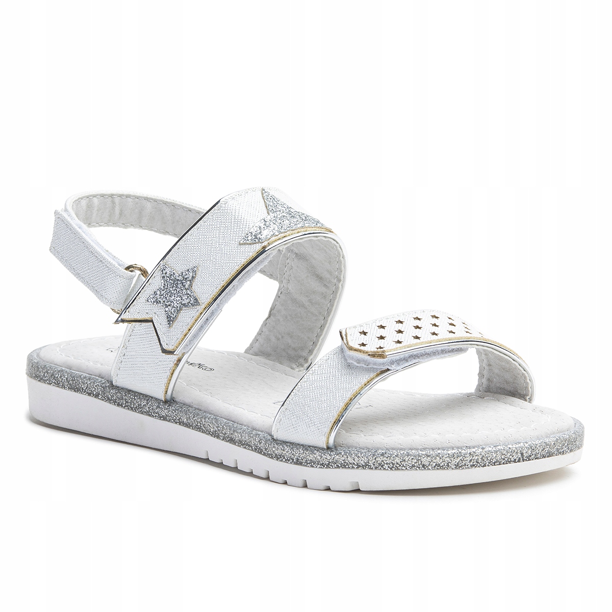 

Sandały wkł. skóra rzepy zgrabne lekkie Wojtyłko