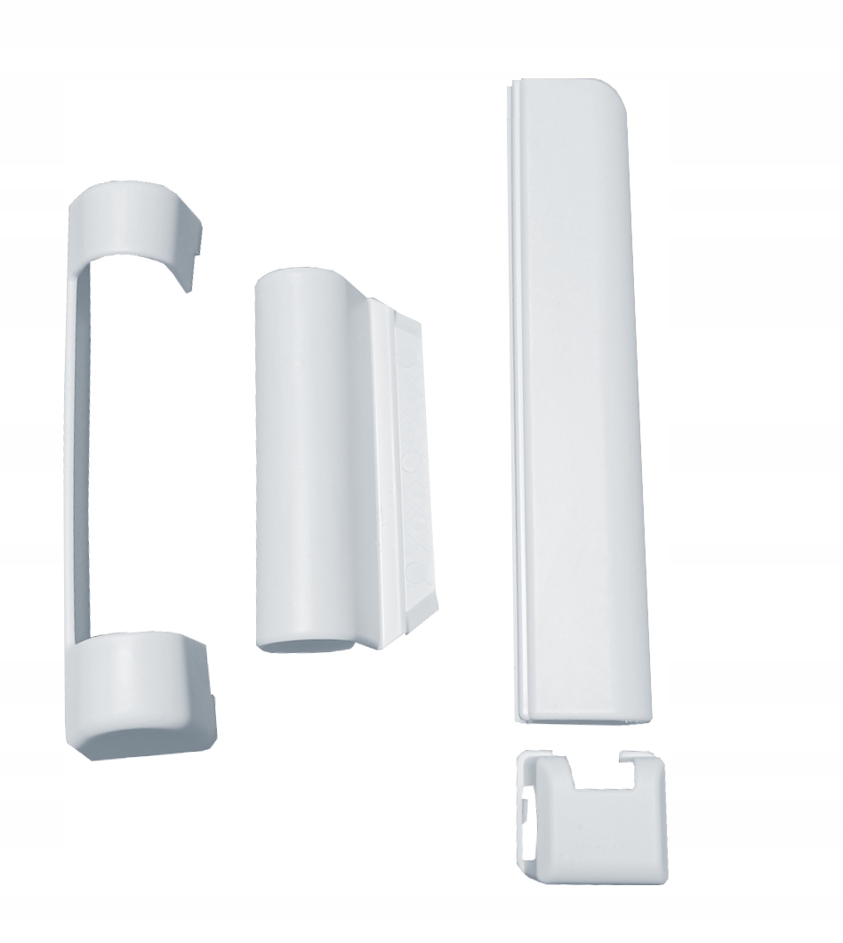 OSŁONKI MACO DO OKNA DRZWI BALKONOWYCH PVC PCV Białe na zawiasy