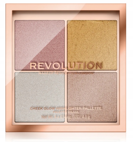 PALETA ROZŚWIETLACZY DO TWARZY REVOLUTION CHEEK GLOW