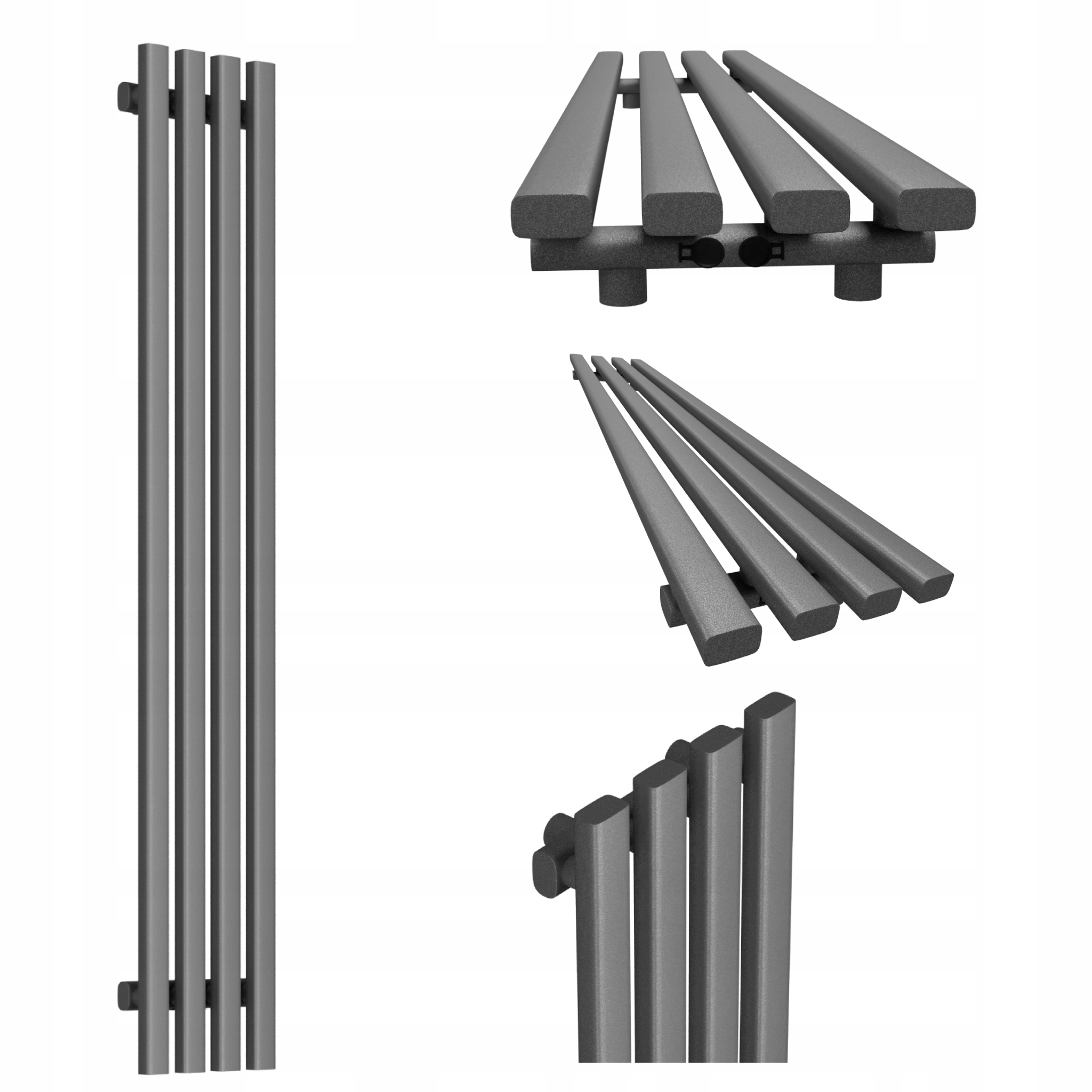 Dekorativní radiátor HORYZONT4 160x29 antracit