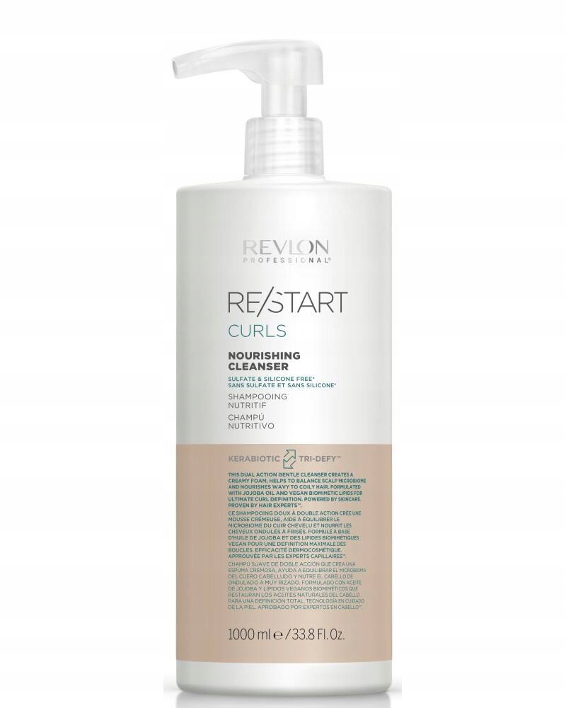 Revlon Restart Curls Cleancer Šampon 1000 ml