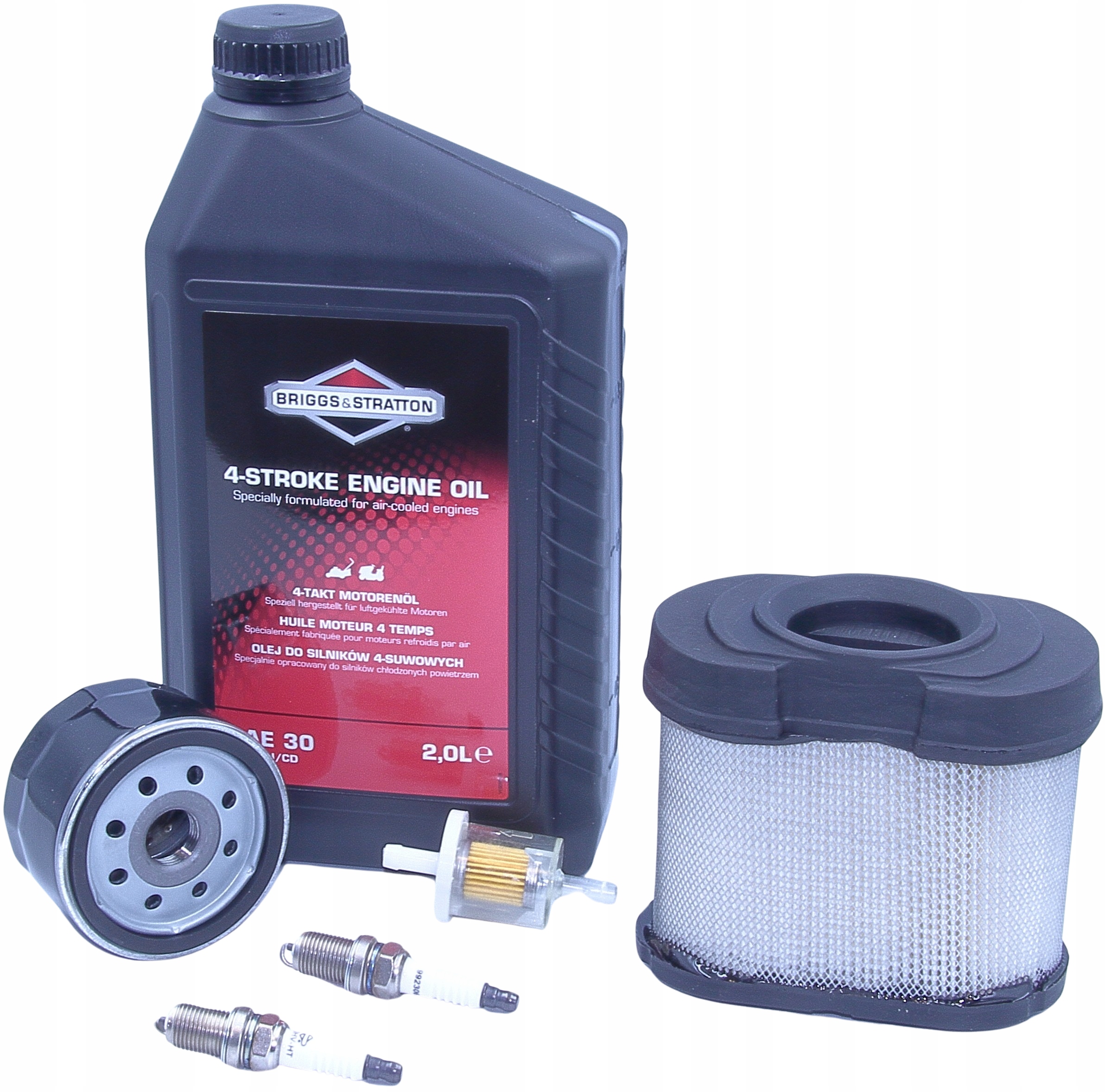 Filtry, Olej, Svíčky Briggs 792105, 593435, MIU11515 – sada, olej 2 ltr
