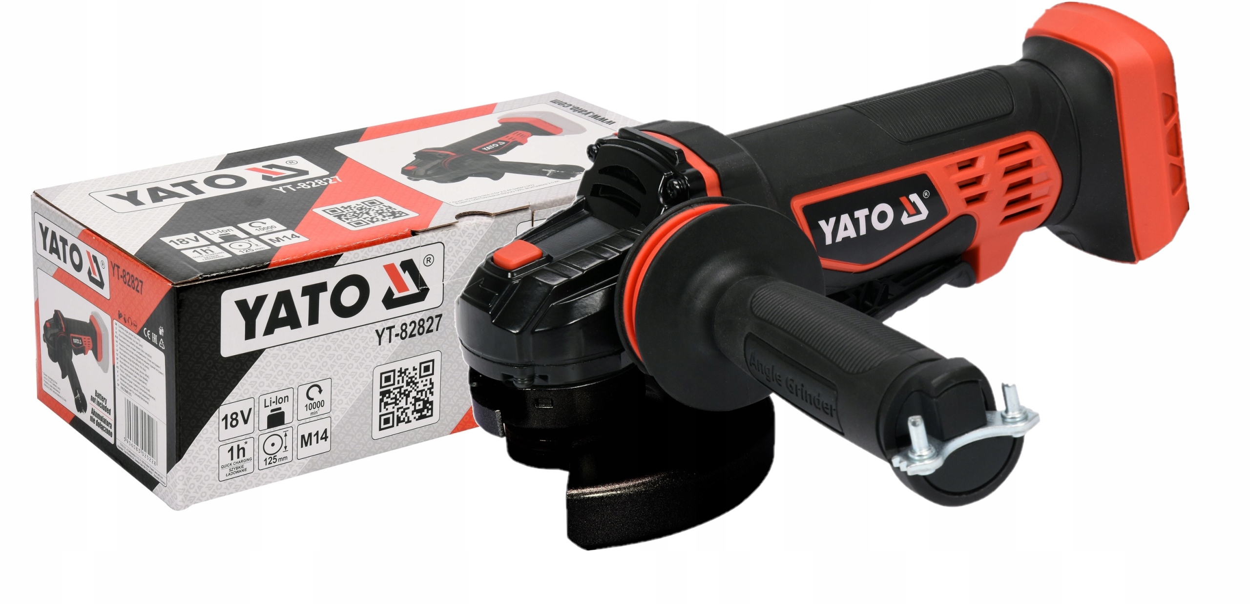 Úhlová Bruska 18V 125mm Tělo Bez Akumulátoru Yato YT-82827
