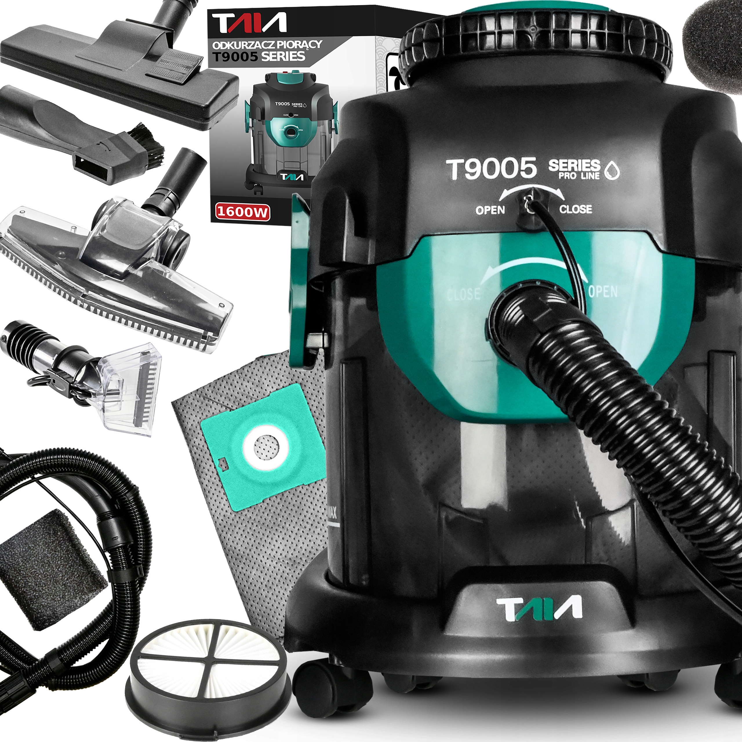 Silný Vysavač Vysavač Taia Na Mokré A Suché Foukání Koberců Čalounění