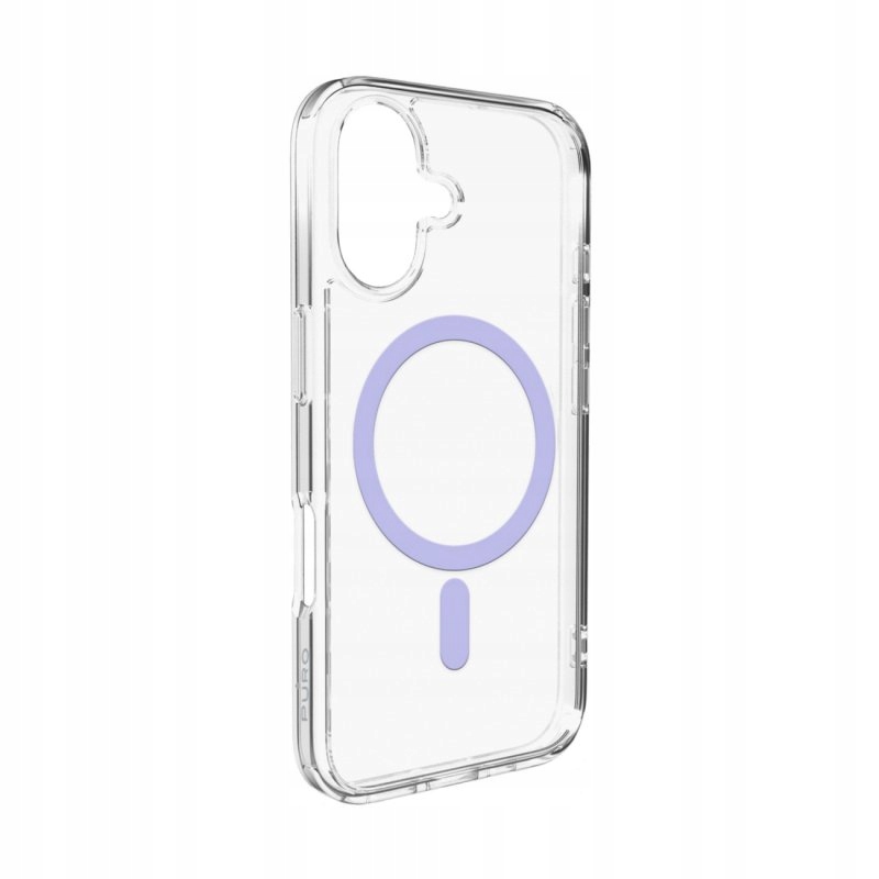 Puzdro obal na iPhone 17 Lite Mag MagSafe priehľadné, ružové