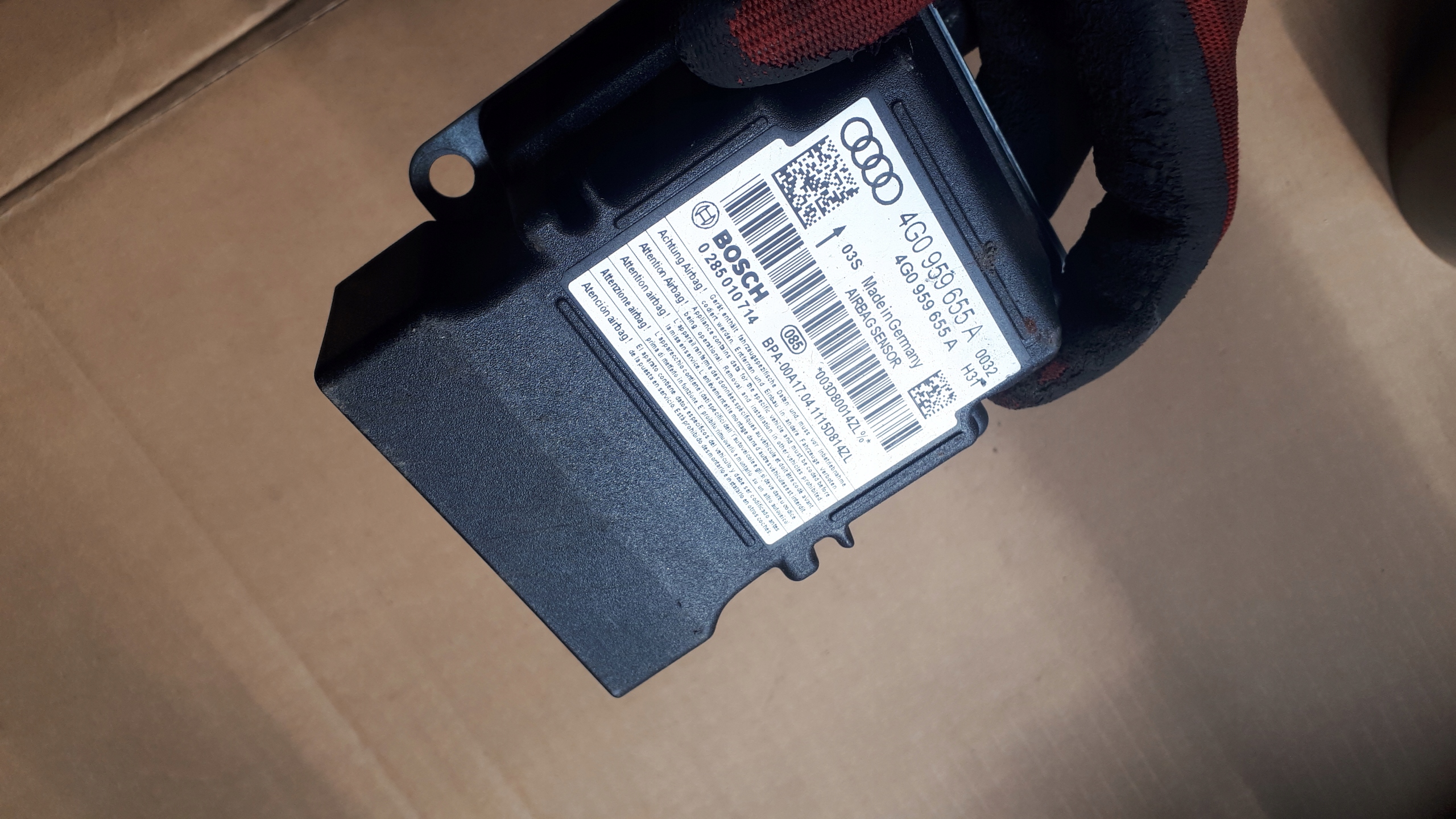 A6 C7 4G MODULE SENSOR AIRBAG 4G0959655A A7 4G