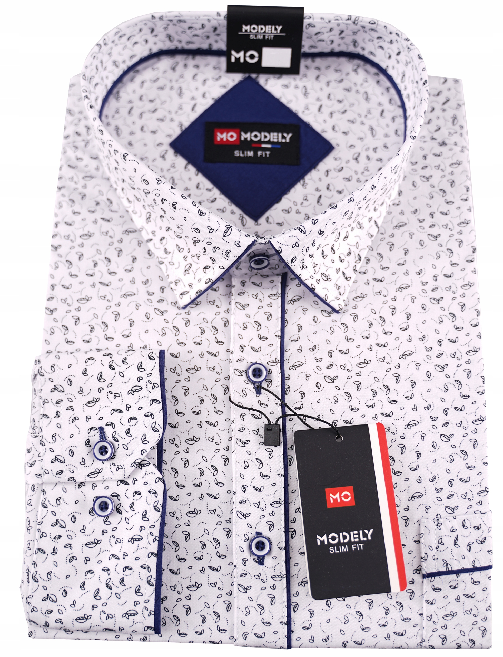 KOSZULA MĘSKA BIAŁA WIZYTOWA ELEGANCKA GARNITUROWA CASUAL DUŻA 7XL 51/52