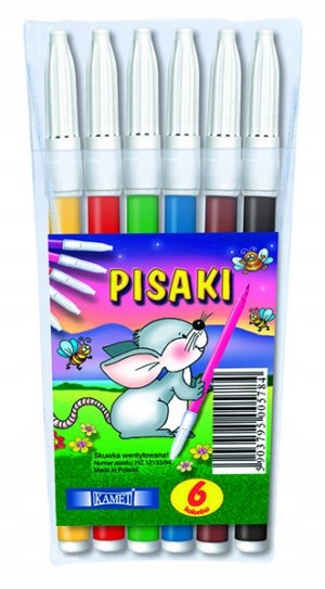 Pisaki 6 kolorów KAMET