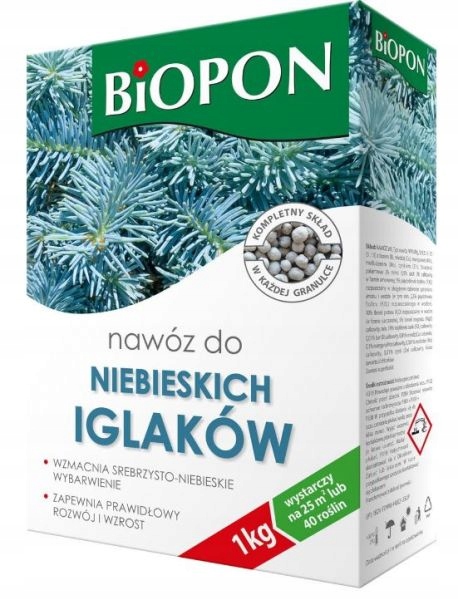 Nawóz do niebieskich iglaków Biopon 3 kg Producent Biopon