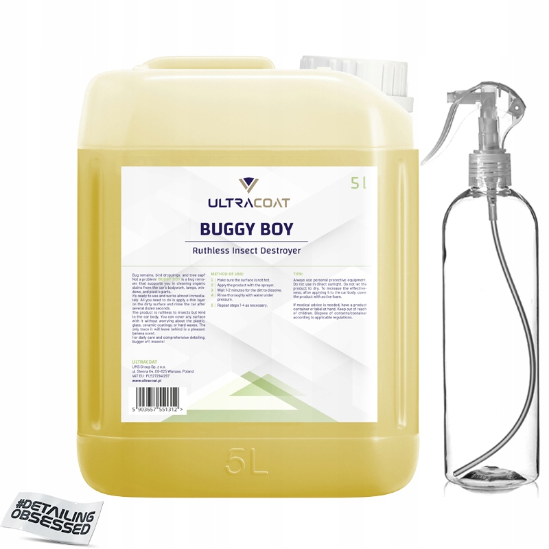 Ultracoat Buggy Boy 5L usuwanie owadow