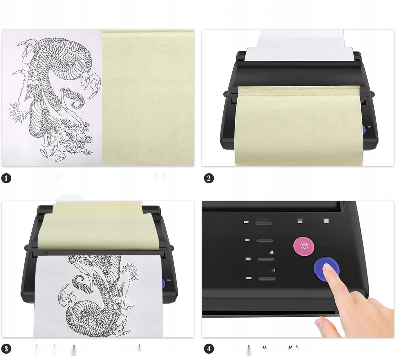 Biomaser Termiczna kopiarka do tatuaży, Maszyna do szablonów. Model X22X