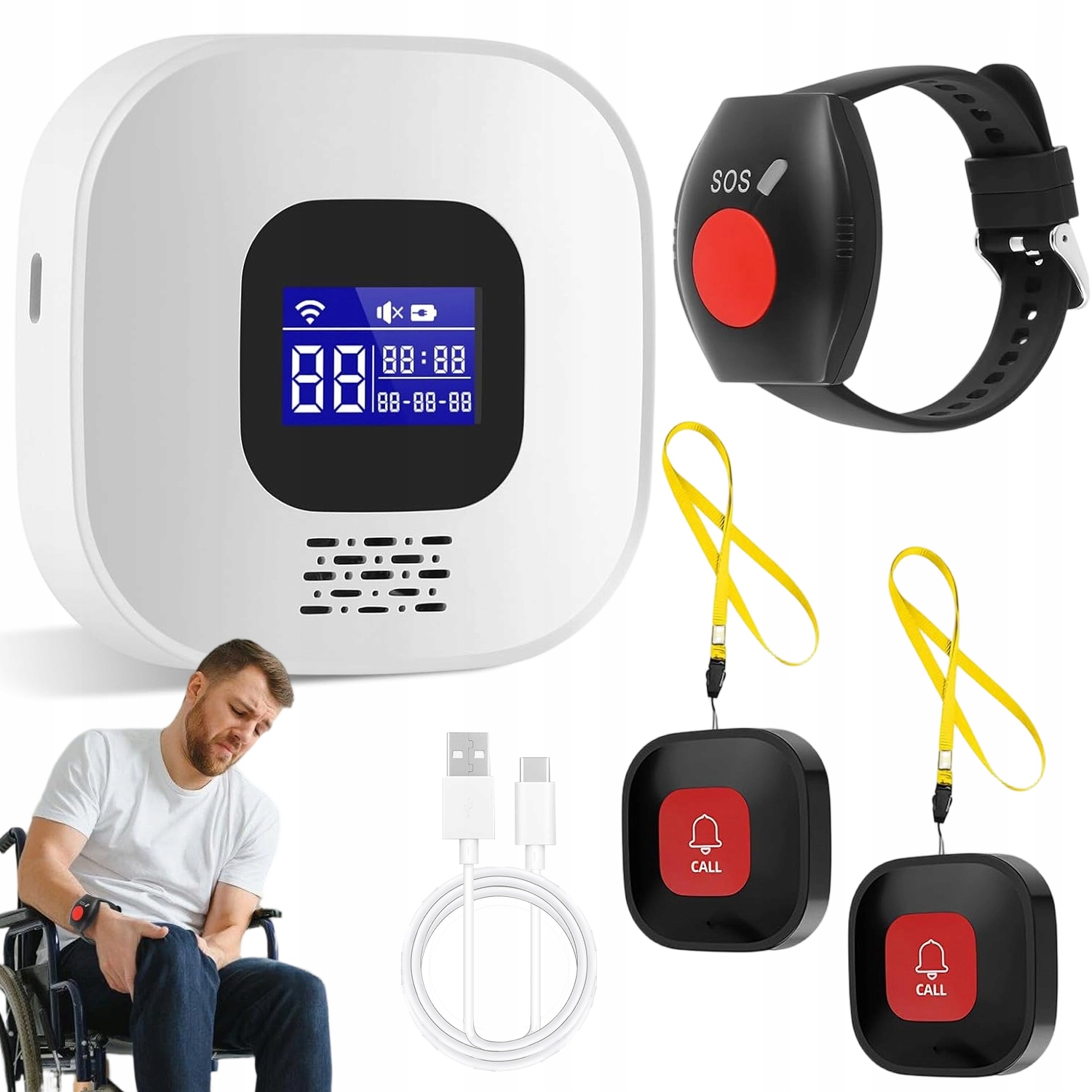 Alarm Smart Sada Alarmů Bezpečnostní Tlačítko Pro Seniora Wifi