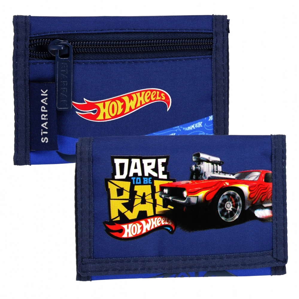 

Portfel Portfelik Szkolny Dla Chłopca Hot Wheels